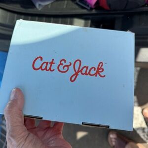 Cat & Jack size 8 brown boys shoes new in box